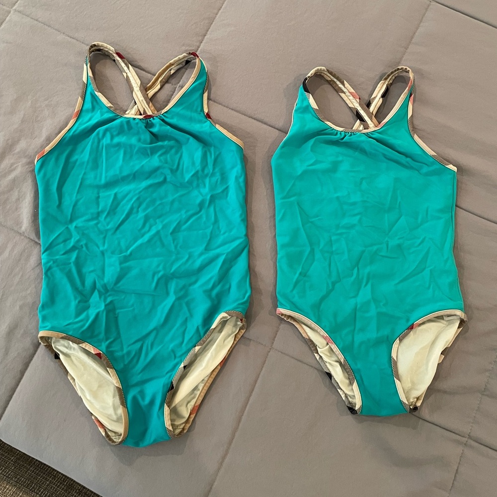 Burberry girls swimsuit 10 yrs